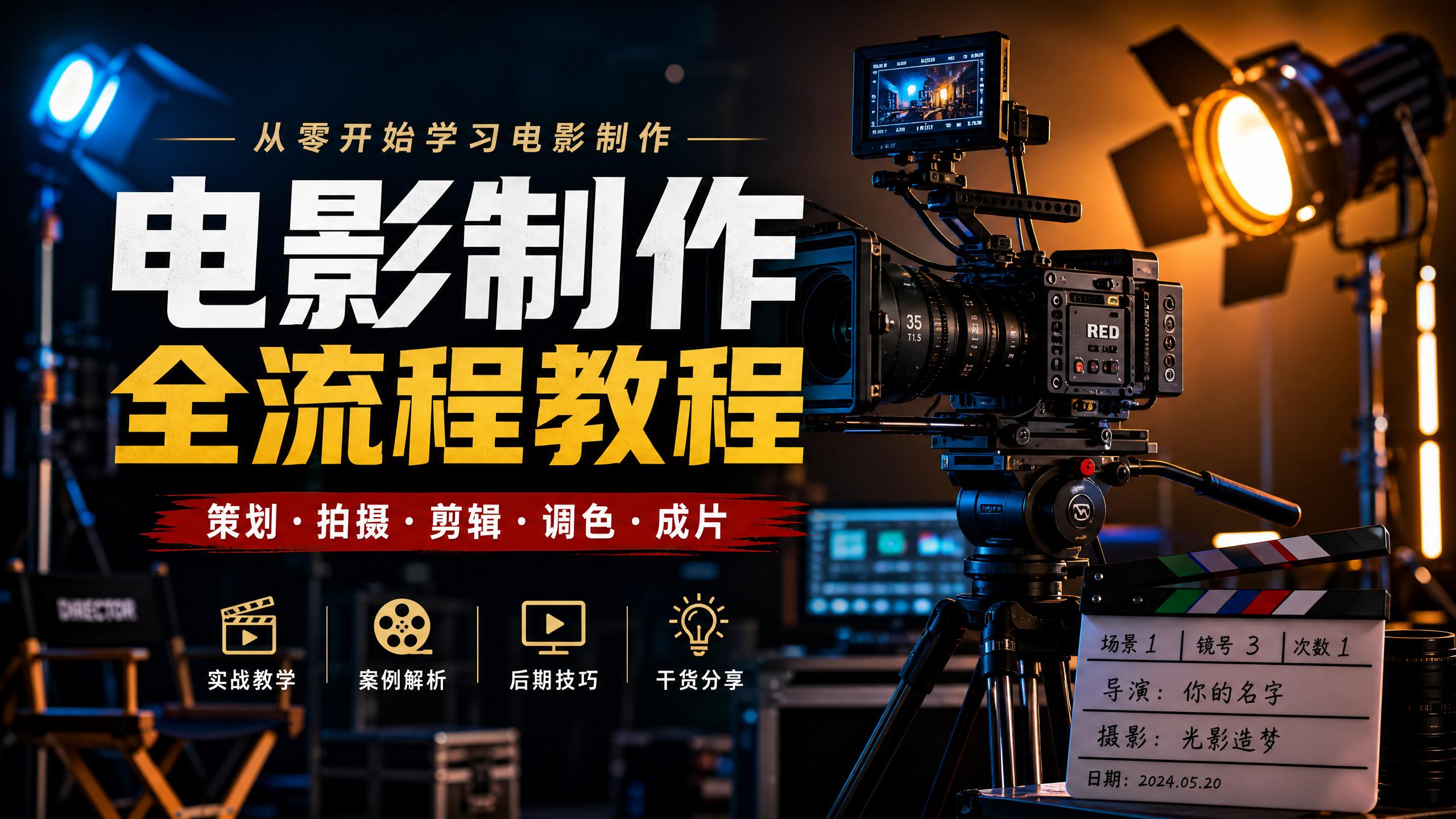 51电影制作全流程视频教程